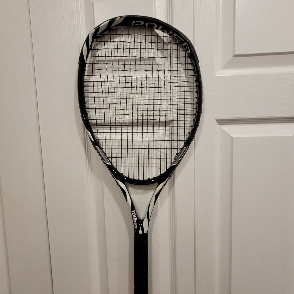 Wilson Hyperion 1.0 Tennis Racquet Black White Power Oversized Racket